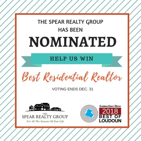 2018 Best of Loudoun | Vote The Spear Realty Group for the Best Residential Realtor